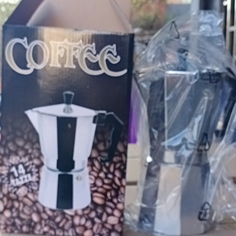 1/2/3/6/9/12cup Рождественская Подарочная алюминиевая Кофеварка moka Bialetti Inoxpran поставщик