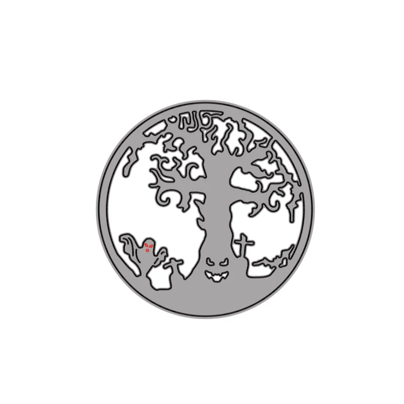 

Cutting Dies terror Circle Tree For DIY Scrapbooking Embossing Album Paper Cards Dies 2021 New