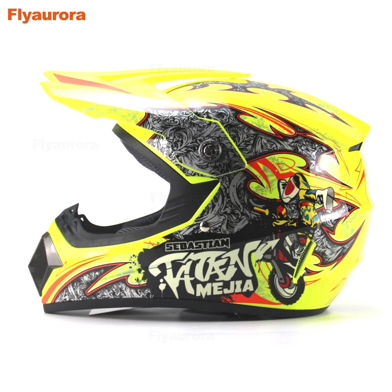 Лидер продаж внедорожные шлемы горные Гонки Горный полный шлем rcycle moto cross casque capacete горные велосипедные шлемы