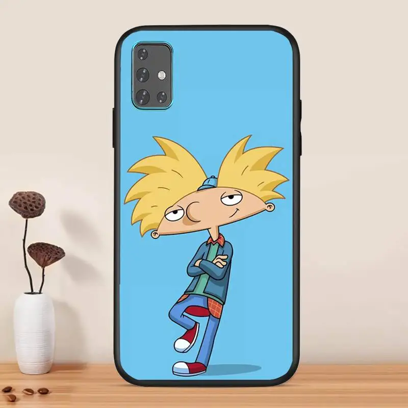 

Hey Arnold Helga Phone Case For Samsung A02 A20 A30 A31 A32 A40 A50 A51 A52 A70 A71 A72 A80 A91 TPU cover