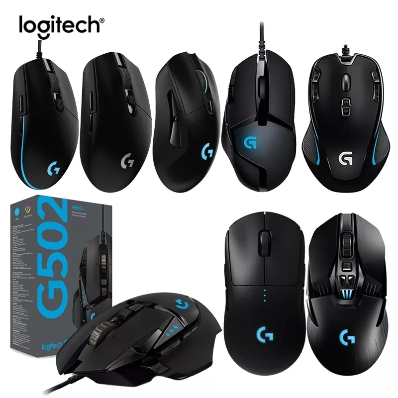 Мышь Logitech gpro g903 g703 g304 Беспроводная игровая мышь g502 hero g402 g300s g102 с поддержкой