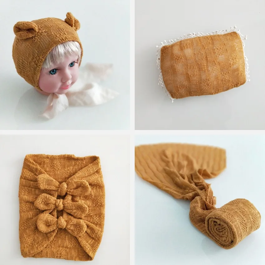 

Newborn Photography Props Blanket Baby Infant Photo Backdrop Fabrics Shoot Studio Accessories Stretch Wrap Clothes Girl Boys