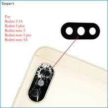 Стекло для задней камеры Coopart 2 шт./лот Xiaomi Redmi note 5 pro 5A / и Plus с