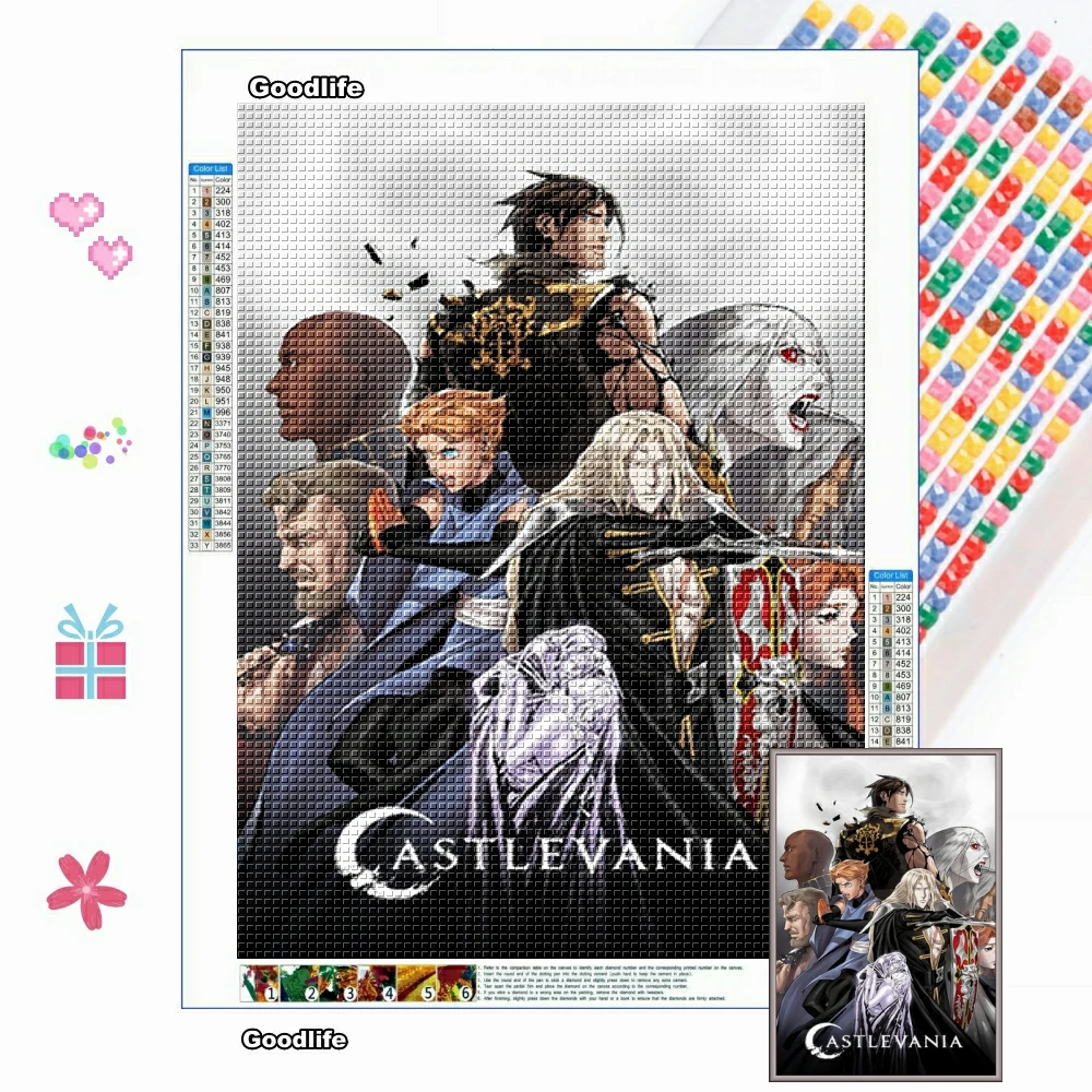 Популярная американская ТВ-серия Castlevania алмазная картина сделай сам 5D наборы для