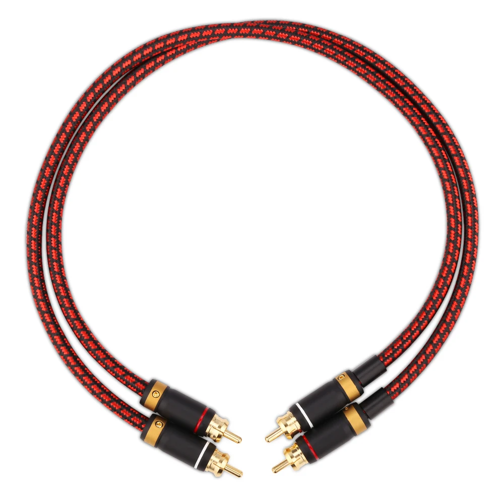 Аудиокабель KGUSS RCA два в | Электроника