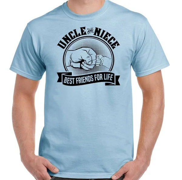 

Uncle & Niece T-Shirt Best Friends For Life Mens Funny Father's Day Dad GiftMen Or Women