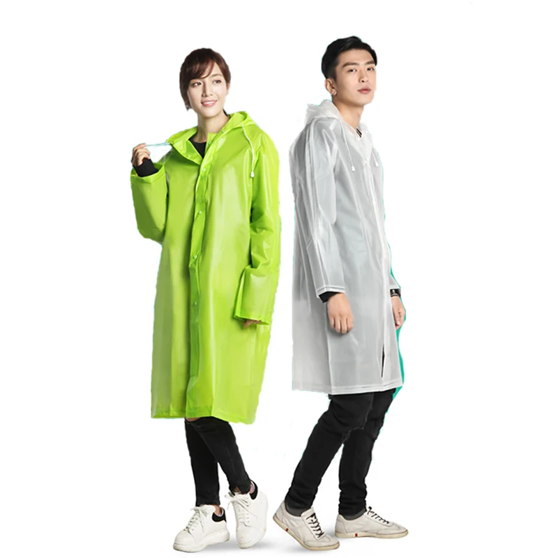 Дорожный матовый прозрачный дождевик для взрослых походный костюм