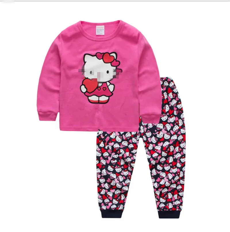 P7080 stitch Г. Пижама с единорогом, косулой нокной, ночная рубашка для девочек рождественские пижамы, De Animales, пижамы, детский пижамный комплект, одежда с вышивкой - Цвет: P7080 stitch