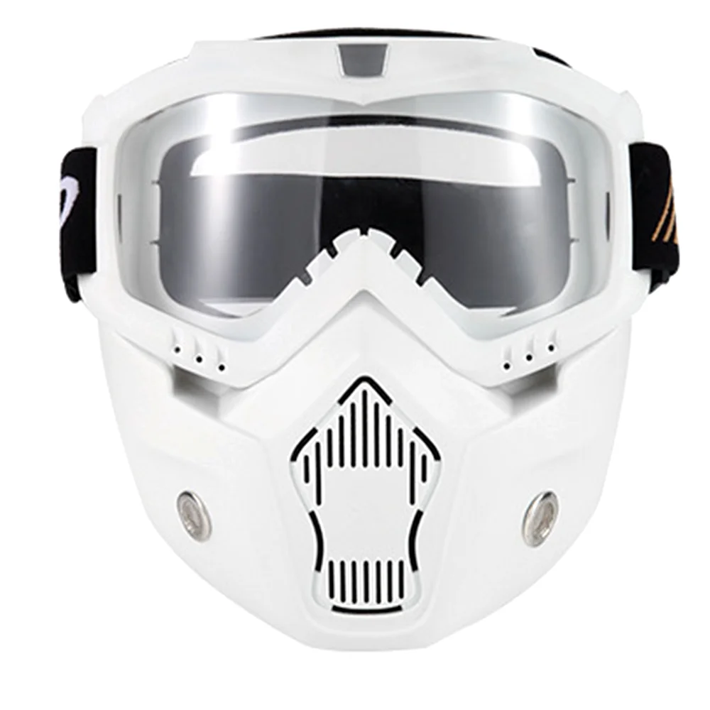 Модульная маска со съемными очками и фильтром для рта идеально подходит