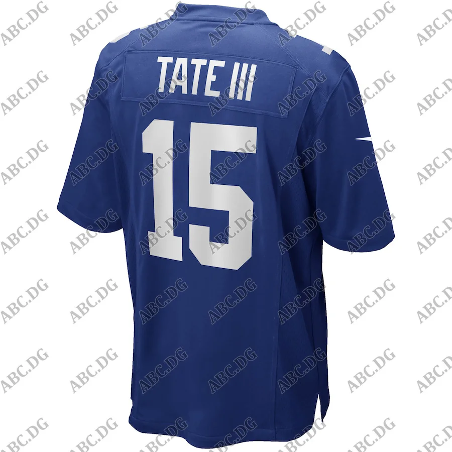 

Men Women Kid Youth New York Golden Tate Royal Game Jersey