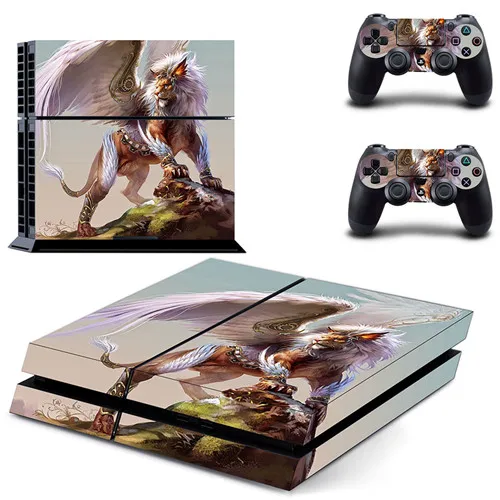 Зеленый Синий, белый, серебристый, металл, золото, наклейка для PS4 наклейка для DualShock playstation 4 консоль и 2 контроллера наклейка для PS4 виниловая наклейка - Цвет: Зеленый