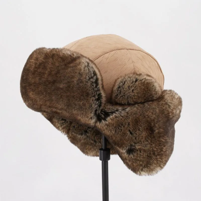 Уличная Мужская Женская зимняя охотничья шапка для полета с защитой от холода