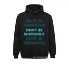 Пуловер голубого цвета с надписью Don't Be Suspicious для мальчиков