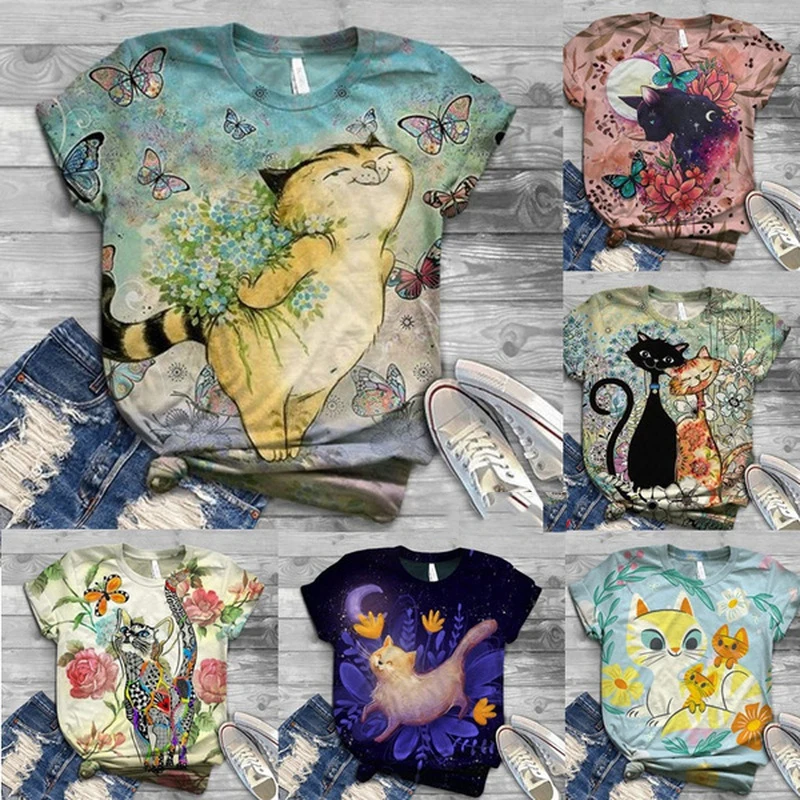 Футболка женская оверсайз с коротким рукавом модная удобная рубашка круглым