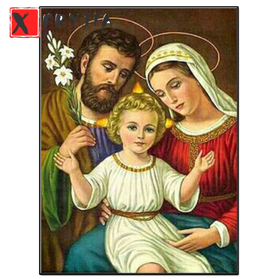 Новая алмазная живопись сделай сам вышивка крестиком 5D семейное изображение