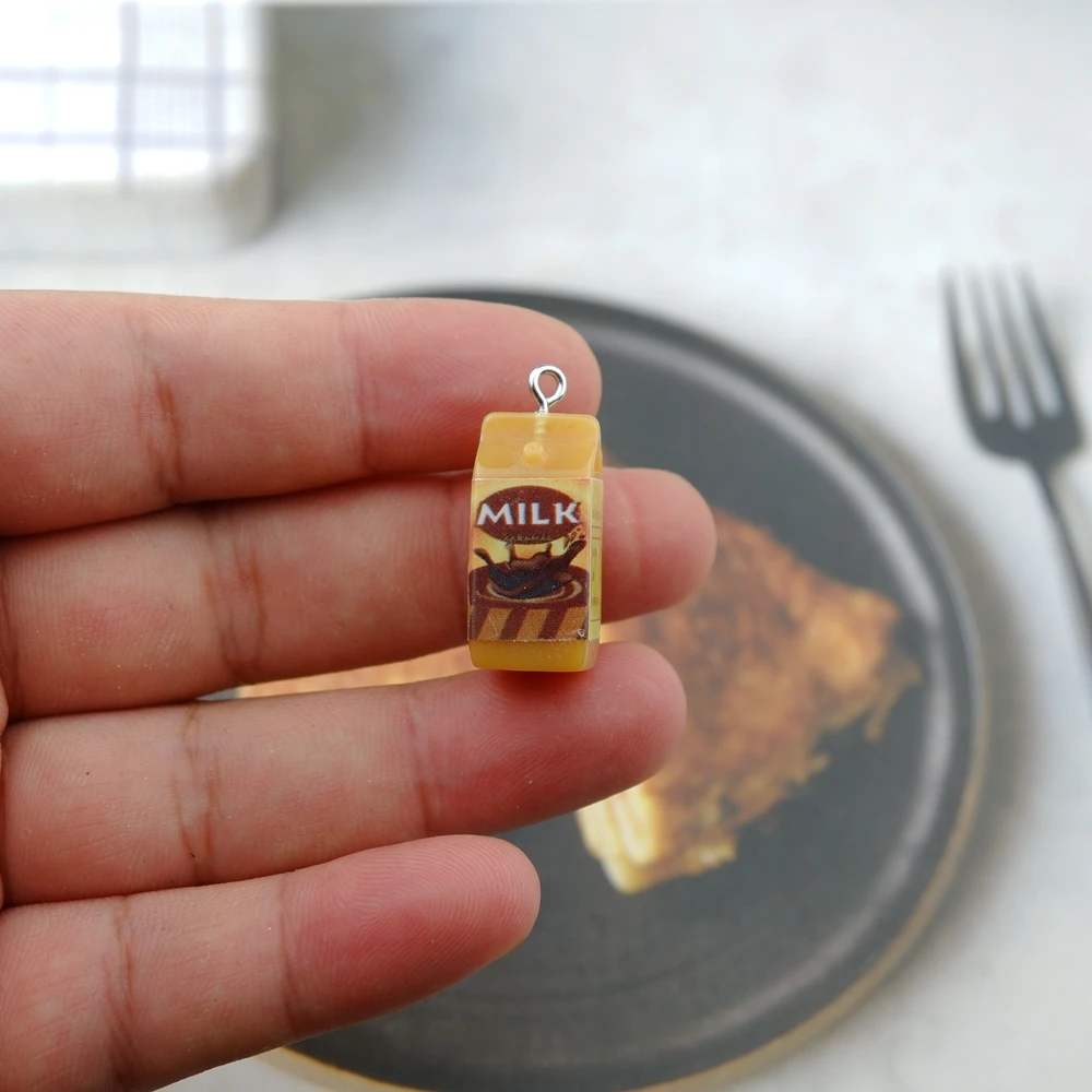 10 шт./лот Подвески в виде молочной бутылки для изготовления ювелирных изделий