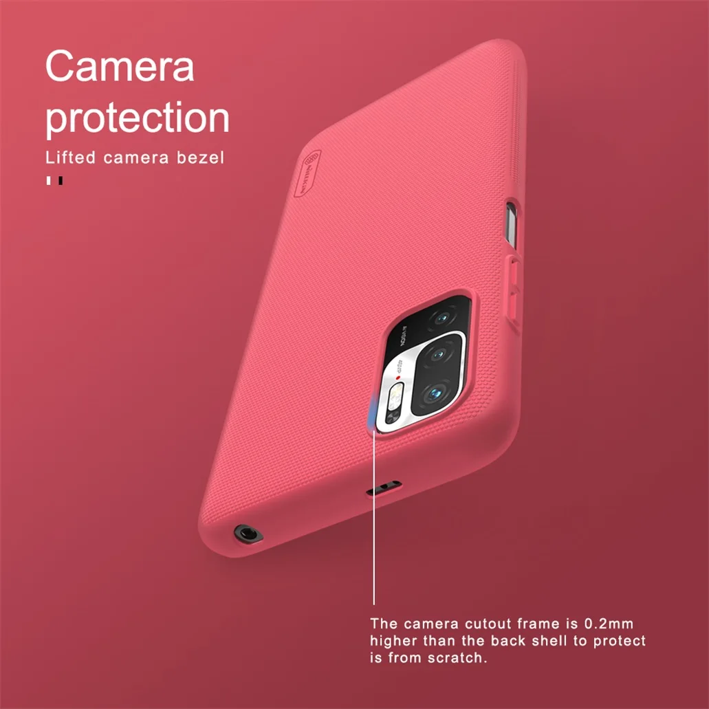 for xiaomi poco m3 pro 5g case nillkin super frosted shield case hard pc phone protector luxuly back cover for xiaomi poco m3 free global shipping