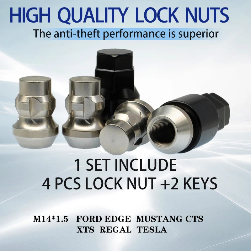 Искусственные гайки из нержавеющей стали для TOYOTA LEXUS FORD NISSAN JAGUAR HONDA TESLA CADILLAC INFINITI KIA