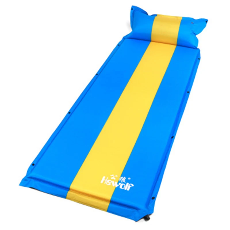2019 горячий одиночный Автоматический надувной матрас с подушкой Открытый Кемпинг