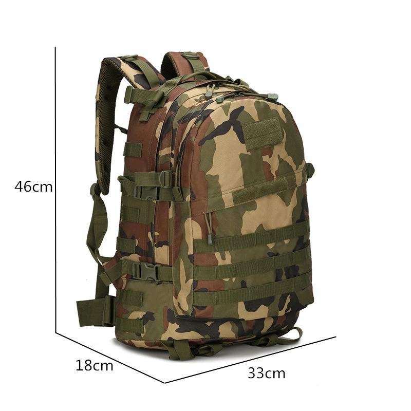 

3D Outdoor Sport Backpack Military Tactical Climbing Backpack Army Tactical Molle Bag Camping Hiking Rucksack Travel Bag Pack