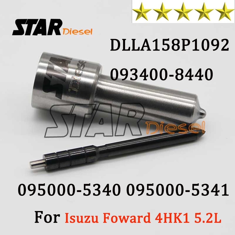 

STAR DLLA158P1092 Injector Nozzle DLLA 158 P 1092 Diesel Injector Auto Parts Nozzle DLLA 158P1092 (093400-8440) for 095000-5340