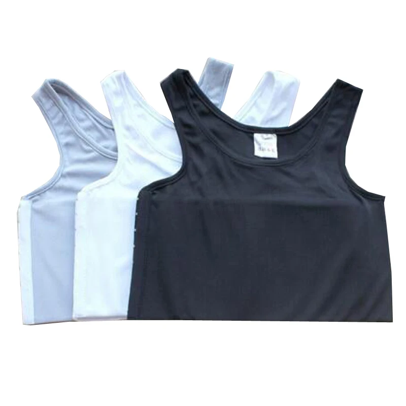 HaleyChan женский Супер Плоский Топ для лесбиянок короткий жилет груди обтягивающие