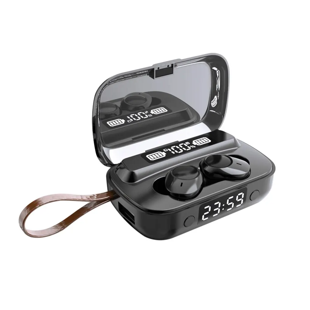 

Brand New Multi-function Bluetooth Earphones 5.1 Wireless Earbuds with Charging Case IPX7 Waterproof TWS Stereo Headset