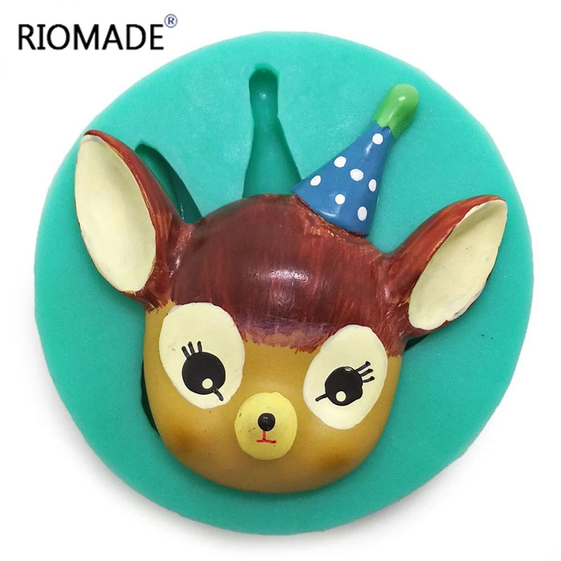 Медведь кролик помадка для дня рождения силиконовые формы оленя форма шоколада