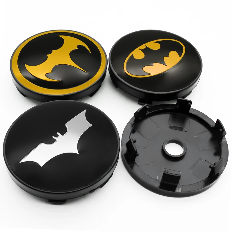 

4pcs 56mm/60mm Car Hubcap Wheel Bat Badge Dust-proof Sticker For Jeep Grand Cherokee Renegade Kl Xj Wk2 Wrangler Compass Wj Zj