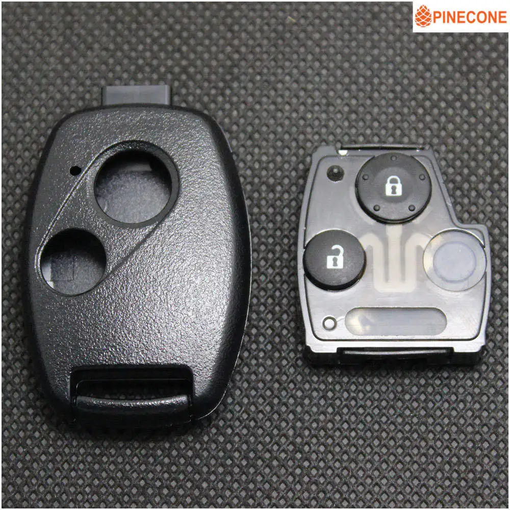 PINECONE для HONDA ACCORD CIVIC CRV ODYSSEY PILOT FIT 2007 2008 2009 2010 2011 2012 чехол для ключей сменный брелок 1 шт - Цвет: A Set of 2 Buttons B