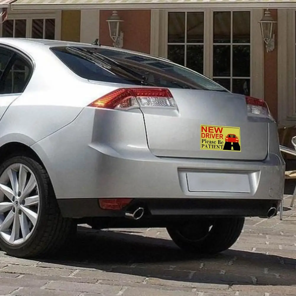 Reflective Magnetic Car Stickers Vehicle Sign Bumper Sticker For New Driver Weatherproof Anti-UV | Автомобили и мотоциклы