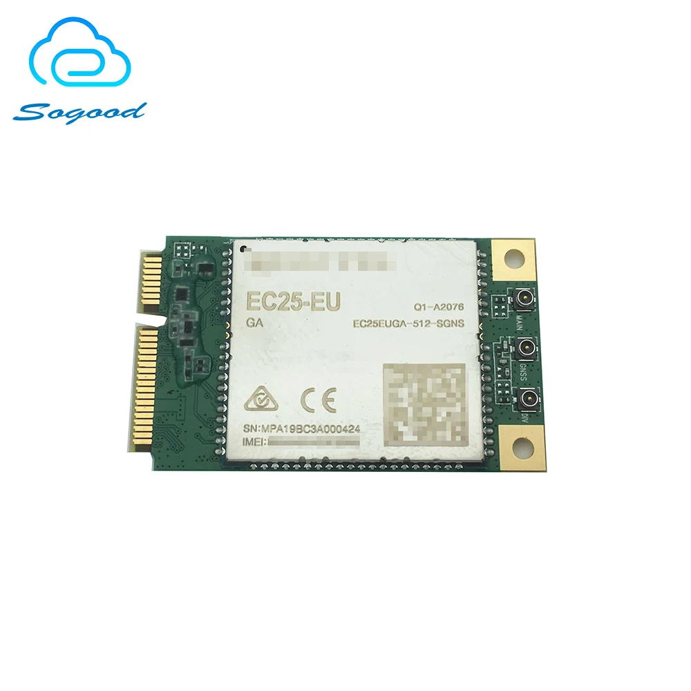 100% новый и оригинальный EC25 EU мини Pcie B1/B3/B7/B8/B20/B28A/B38/B40/B41 4G FDD LTE/TDD LTD CAT4 модуль для