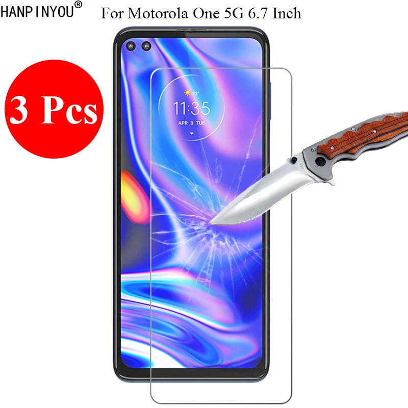 3 шт./лот новинка 9H 2.5D закаленное стекло защитная пленка для Motorola One 5G 6 7 &quot+