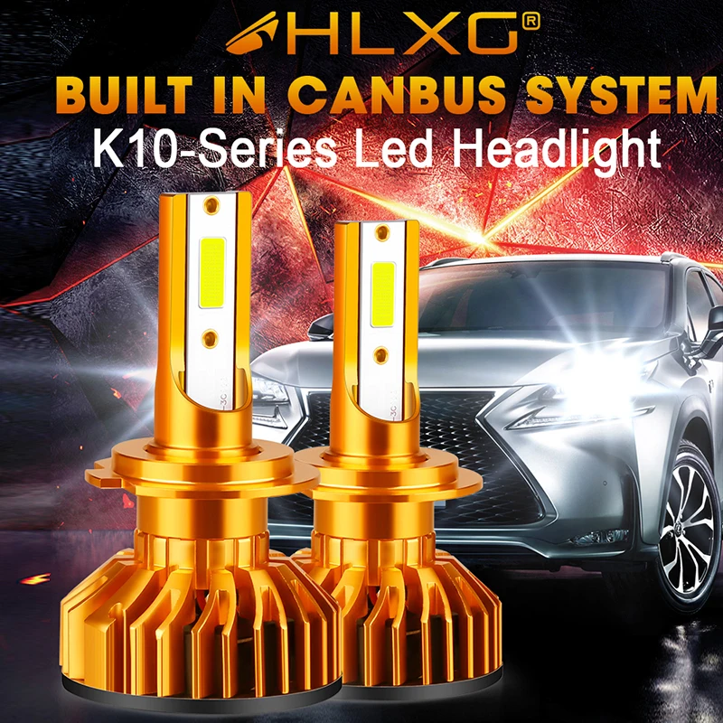 Автомобильные фары Hlxg H4 Hi/Lo светодиодный комплект для переоборудования фар 4300K