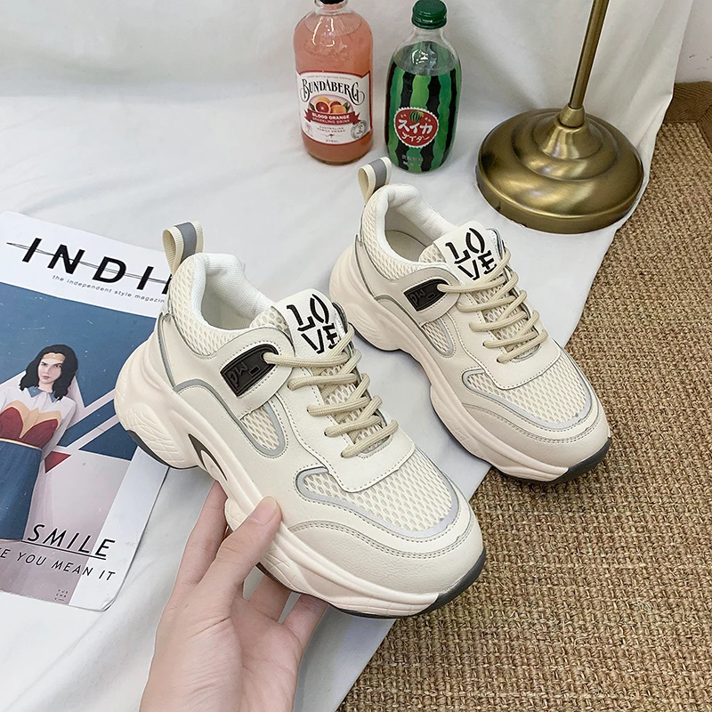 Новинка 2020 года женские кроссовки на платформе INS модная обувь для старого папы