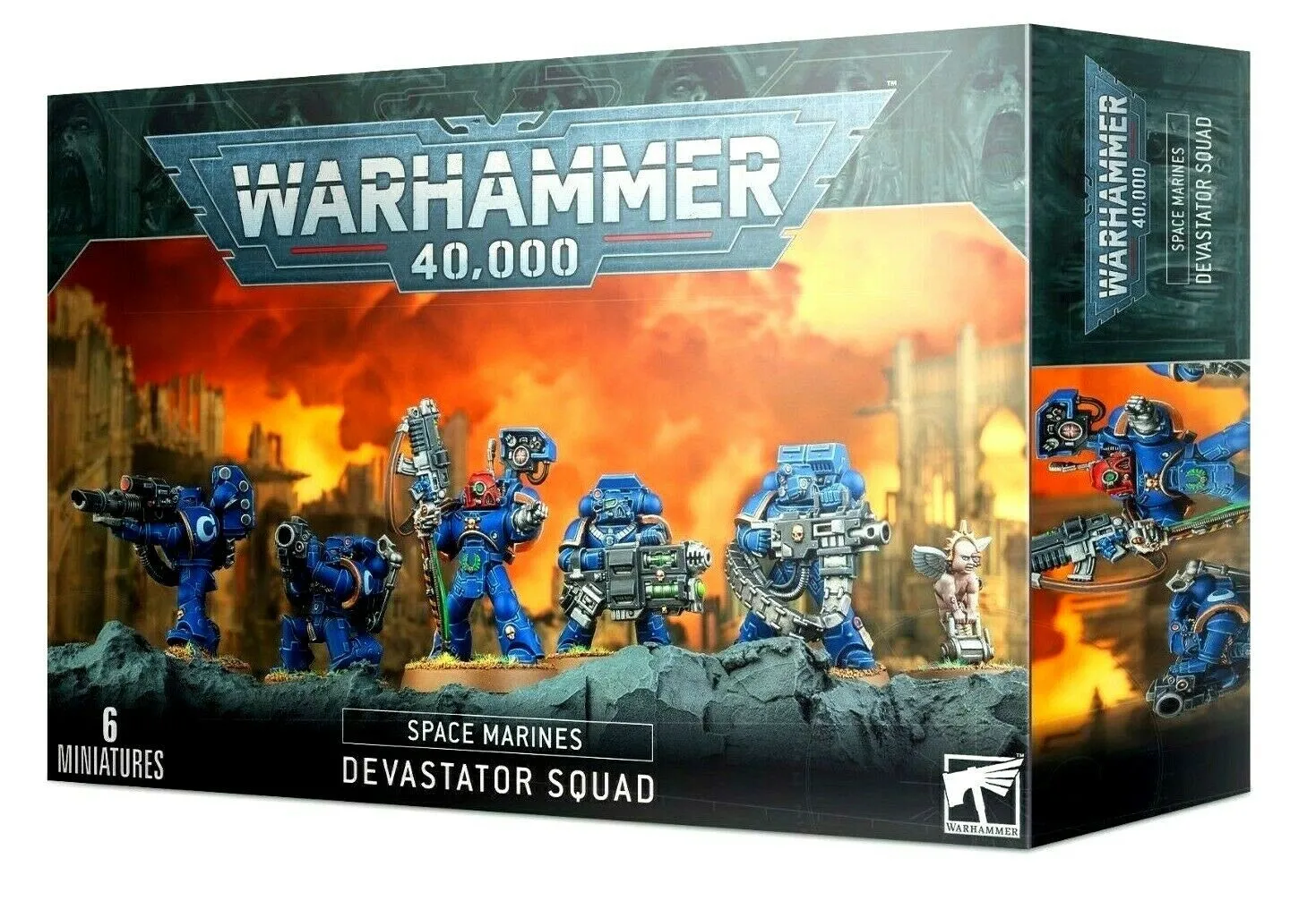Миниатюры Warhammer 40000 Games Workshop Набор Опустошители Космодесанта (SPACE MARINES DEVASTATOR SQUAD) |