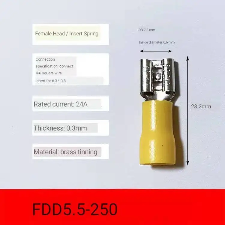 Фотосессия для 4-6 мм2 соединитель проводов кабеля 100 дюйма женский изолированный
