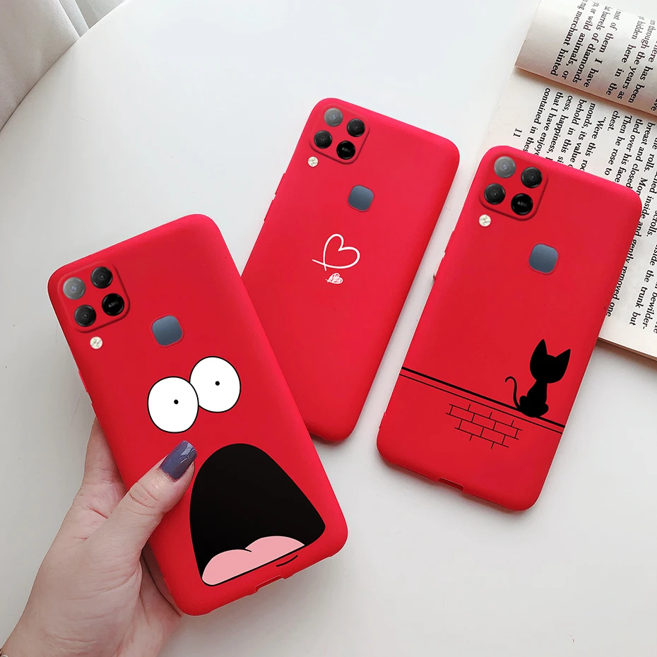 For Infinix Hot 10S NFC Phone Case Silicone Soft Cute Painted Back Cover For Infinix Hot 10T 10S X689 X689B Hot10s 10 S T Case