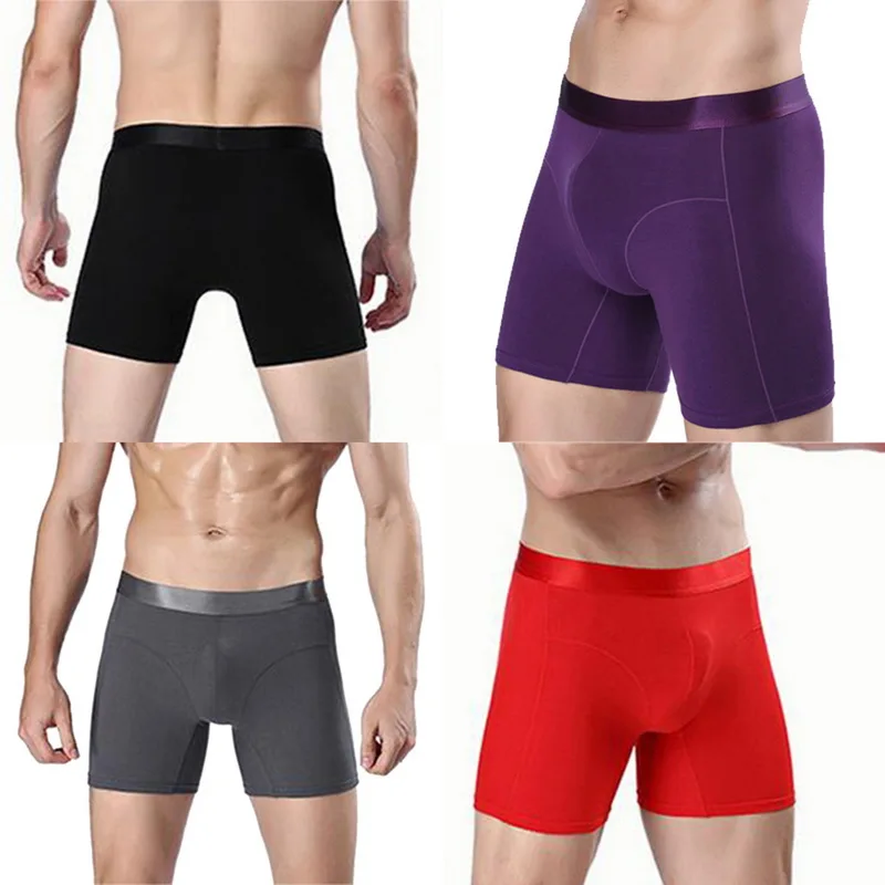 Vertvie мужское длинное нижнее белье хлопковые боксеры удобные дышащие обычные