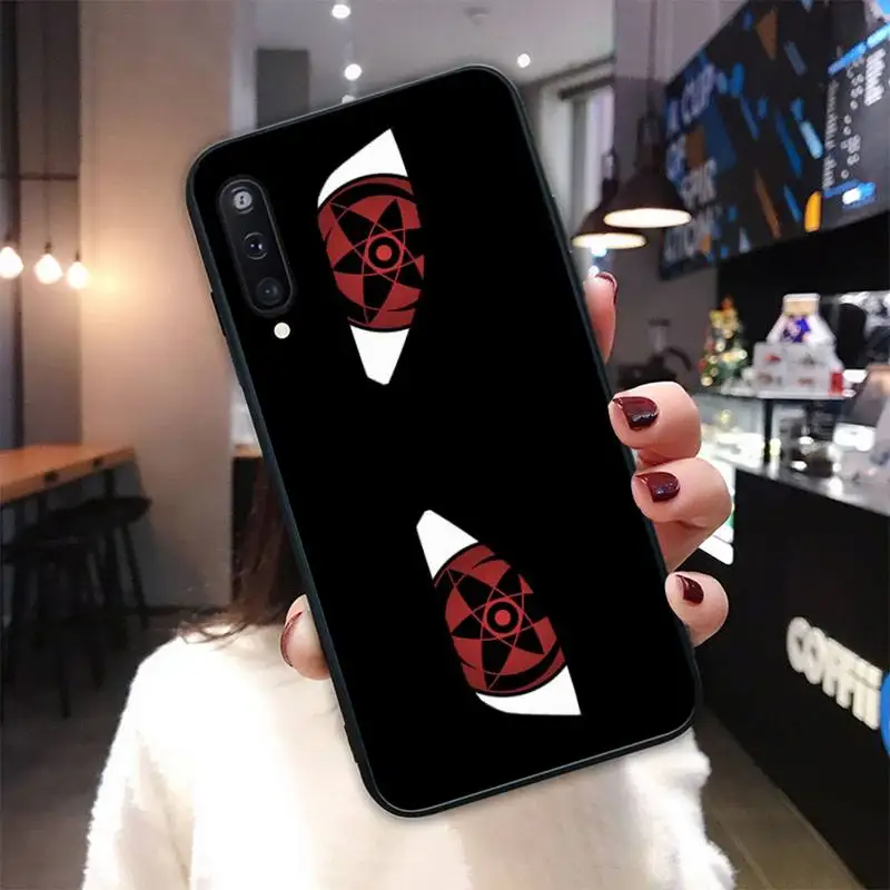 

Anime Naruto Syaringan Eye Black Silicone Cover Case For Samsung Galaxy A01 A10 A31 A51 A71 A91 A10S A30S M20 Funda