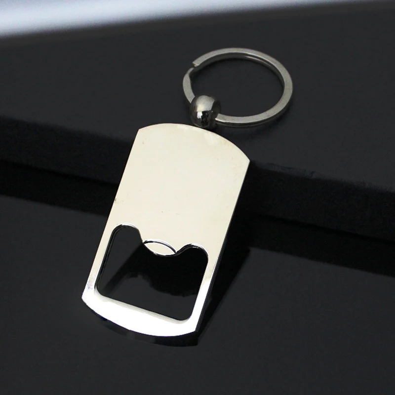 100x металлический брелок открывалка для бутылок Пользовательский логотип