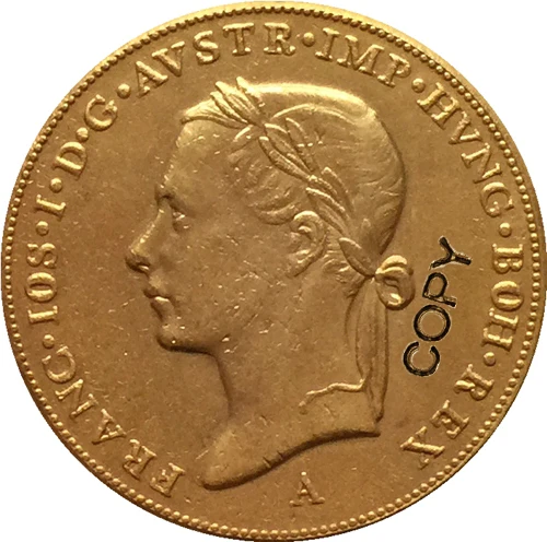 1898 Австрия хабсбург 1 Ducat копия монет|Безвалютные монеты| |