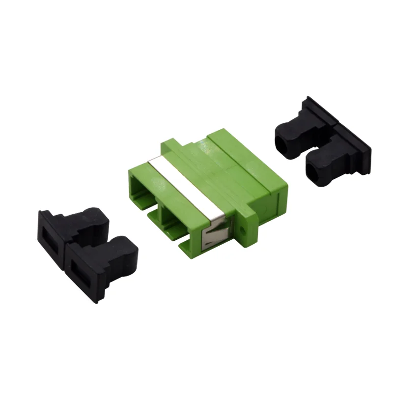 100PCS/LOT Optical Coupling  Adapter Flange SC-SC Duplex Single-mode/Multi-mode Optical Fiber Connector Jointing Tool Wholesale