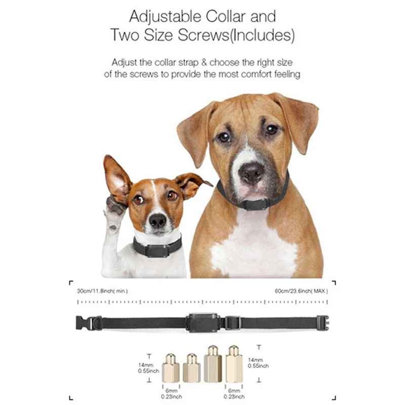 

Dog Shock Training Collar Rechargeable Remote ControlWaterproof for All Size Dog