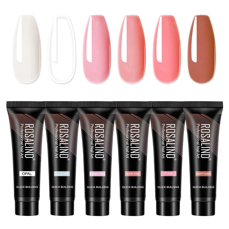 

6 шт., УФ-гель для быстрого наращивания ногтей