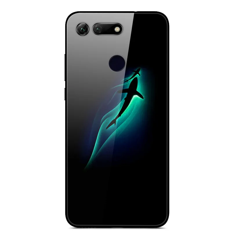 31 Для huawei Honor V20 чехол из стекла модный жесткий чехол для телефона для huawei Honor View 20 чехол View 20 V 20 закаленное мягкое бампер Honorv20 - Цвет: 31