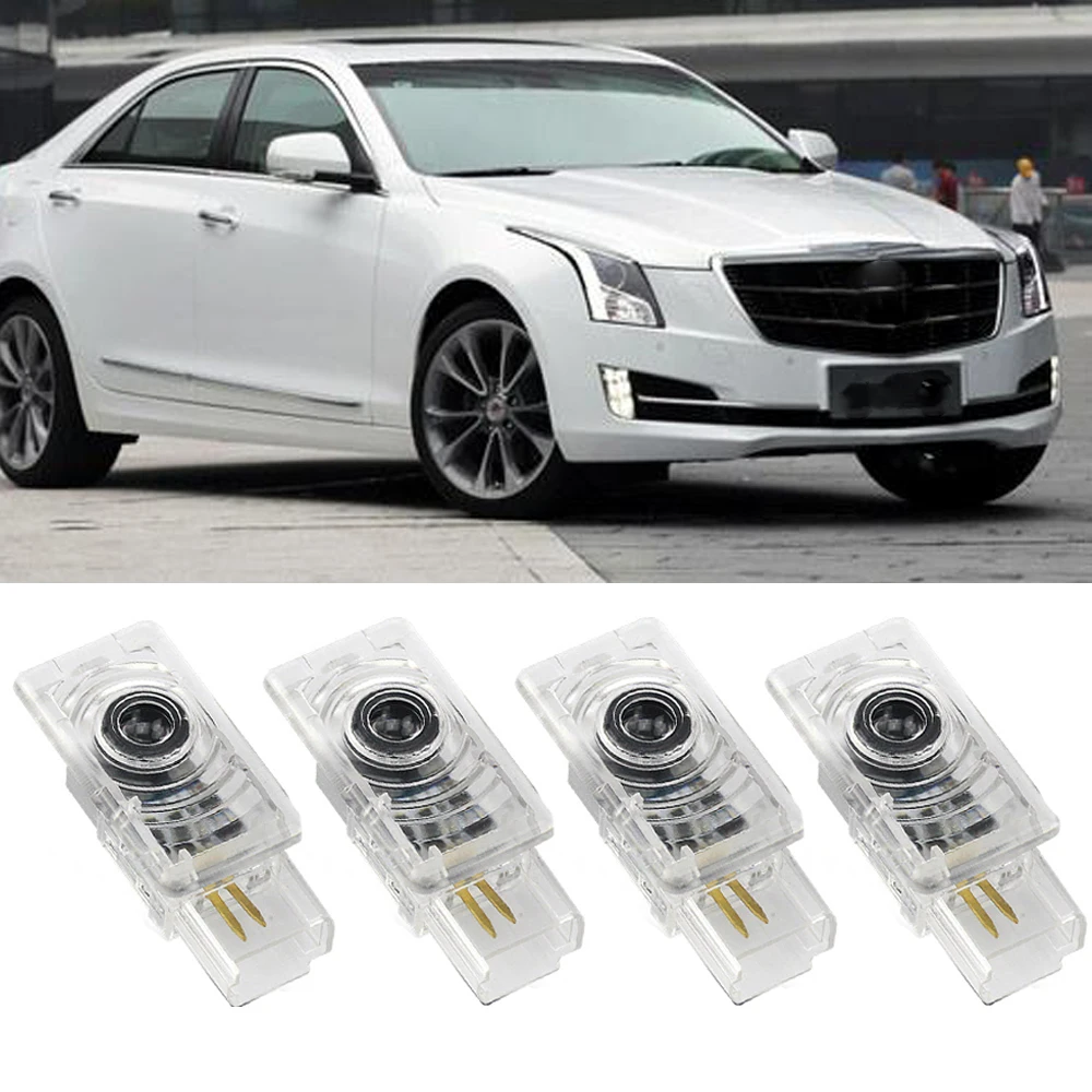 

Car Door Light Logo Emblem Projector Laser Welcome Lamp LED Courtesy Luces Accessories For Cadillac SRX ATS-L XT5 XTS CTS CT6