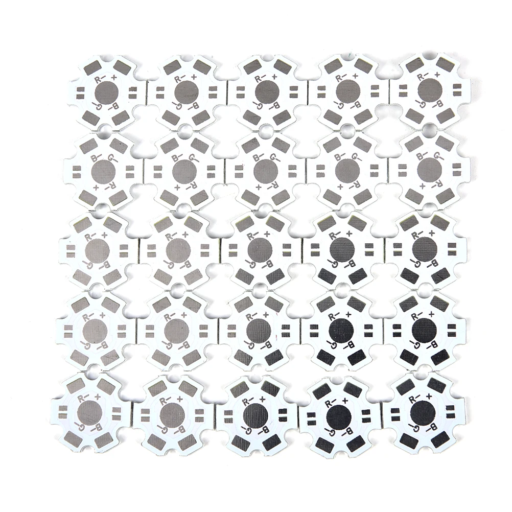 25 шт. Высокое качество Высокая мощность 1-3 Вт светодиодный радиатор алюминиевая