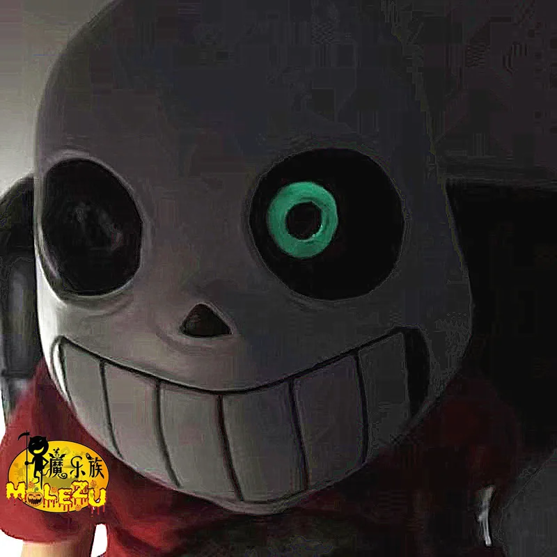 Маска для косплея по мотивам игры undertale sans светящиеся маски папируса детей и