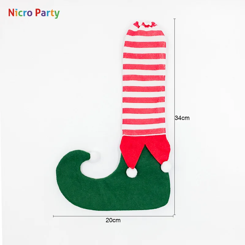 Nicro Chair Foot Covers Christmas Decor For Home Table Ornament 2020 Navidad Xmas Party New Year Gift #Chr86 | Дом и сад